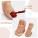 thumbnail image 4 of 2 uds práctica de uñas de silicona pie de entrenamiento dedos de práctica de silicona para uñas acrílicas dedos falsos suaves para uñas entrenamiento de uñas maniquí dedo, 4 of 5