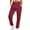 Red, variant on pstuiky Wide Leg Yoga Pants for Women, Solid Color Casual Long Palazzo Pants High Waisted Outfits for Vacation with Pockets Modern Fit Activewear for Women Army Green L