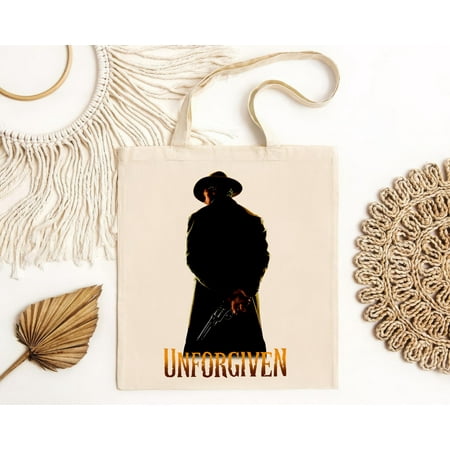 vintage Unforgiven Tote Bag William Munny Little Bill Daggett Clint Eastwood Gene Hackman-TH21657