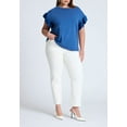 thumbnail image 3 of ELOQUII Women's Plus Size Ruffle Sleeve Tee, 3 of 3