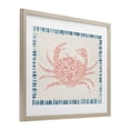 thumbnail image 3 of Stupell Industries Dotted Depths Crab Birch Framed Print Under Glass, design by Hannah Dawson, 13 x 16, 3 of 10