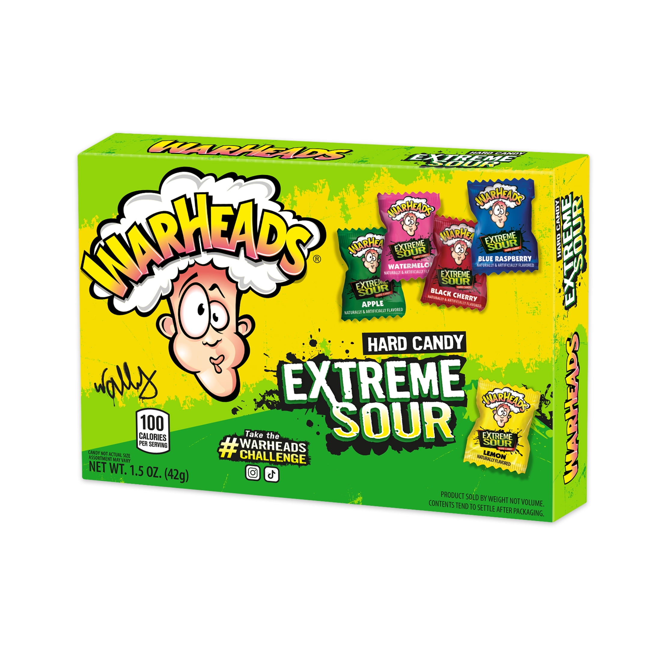 WARHEADS Extreme Sour Hard Candy 1.5oz Theater Box
