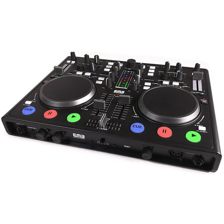 EMB - DJX7 - PRO DUAL MP3 Mixer DJ Scratch Midi Controller + Virtual