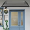 thumbnail image 4 of Durable Door Awning Canopy, UV & Weather Protection, Heavy-Duty Aluminum Alloy with Efficient Drainage, Modern Design, 110 lbs Load Capacity – Perfect for Porches, Windows, and Balconies, 4 of 13