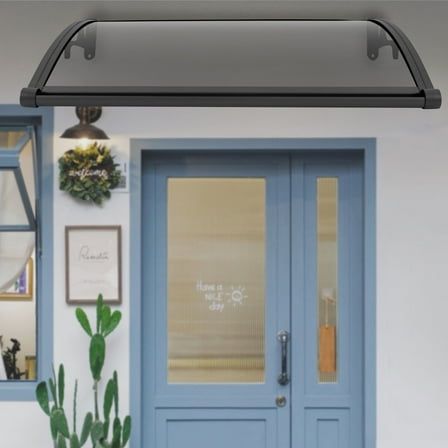 Front Doors/Windows Overhang Awning for Sun Shutter, Wall Mount Window Door Awning Canopy, Patio Awning Canopy