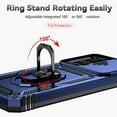 thumbnail image 5 of for Samsung Galaxy A54 5G Case with Slide Camera Cover HD Screen Protector [Military Grade 16ft. Drop Tested] Magnetic Ring Holder Kickstand Protective Phone Case for Samsung Galaxy A54 5G, Navy Blue, 5 of 8