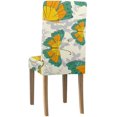 thumbnail image 4 of RYLABLUE Colorful Butterfly Stretch Chair Cover Protector Seat Slipcover for Dining Room Hotel Wedding Party Set of 6, 4 of 5
