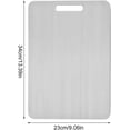 thumbnail image 2 of Titanium Cutting Board Double-Sided Titanium Kitchen Chopping Board Cutting Mat Portable Serving Tray for Vegetable(Medium), 2 of 8
