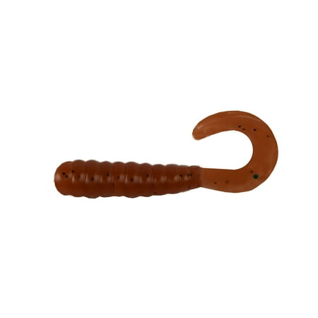 Tackle HD 26-Pack Grub Fishing Lures 3-Inch Curl Tail Grub Bulk Fishing Grubs for Crappie Bass Walleye or Trout Bait Freshwater or Saltwater Swimbait Pumpkinseed