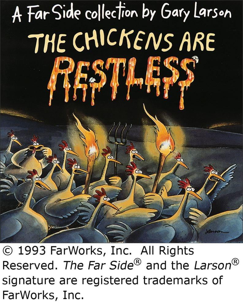 Far Side The Chickens Are Restless, Volume 19 (Series 19) (Paperback