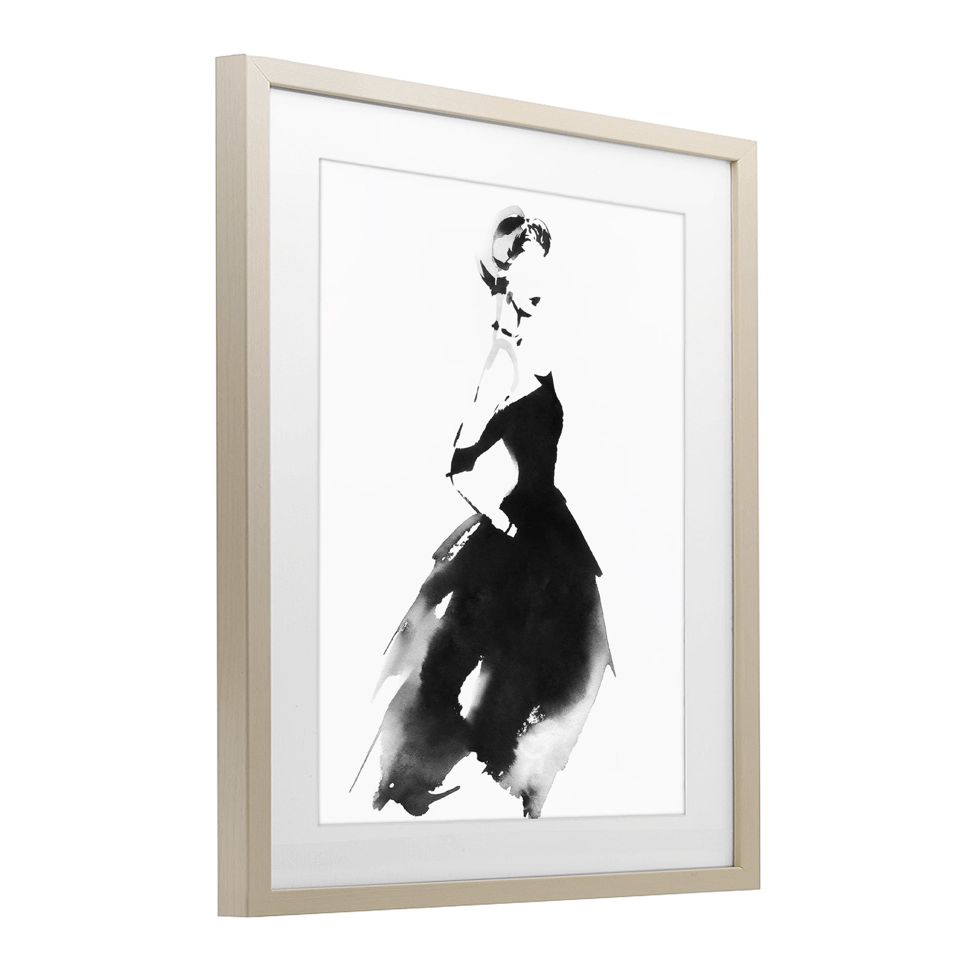 Stupell Industries Shadow Waltz Silhouette Birch Framed Print Under Glass, design by Svetlana Aleynikova