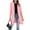 Pink Midi Blazer Cardigan Coat, variant on Olyvenn Trendy Midi Blazers Cardigan Coat for Women Lapel Collar Womens Suit Button Open Front Casual Blazer Set Long Sleeve Blazer Jackets Solid Slim Fit Business Lightweight Pink 6