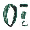 thumbnail image 3 of Unique Bargains 1 Pc Fashion Love Sea Pattern Headbands for Women Dark Green, 3 of 6