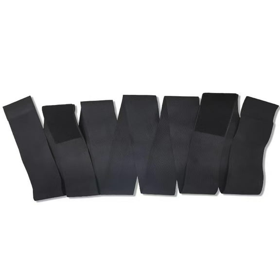 Adjustable Wrap Waist Trainer for Women, Long Body Shaping Compression Belt, Tummy Control Slimming Wrap for Workout, Fitness, Yoga, or Everyday Waist Training