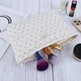 thumbnail image 4 of Bolsa organizadora de maquillaje para mujer con cremallera Almacenamiento Embrague Uso diario Bolsa Monedero Conjunto Hugtrwg Para estrenar, 4 of 9