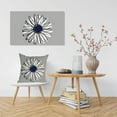 thumbnail image 5 of Set of 4 Decorative Throw Pillow Covers 18x18 Blue and Grey Modern Daisy Floral Pillow Covers for Living Room Farmhouse,Modern Simple Boho Cushion Bed Outdoor Home Decor, 5 of 6