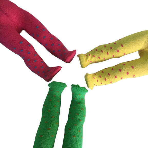 The New York Doll Collection 18" Doll Polka Dot Tights 3 Pack