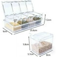 thumbnail image 2 of Ensemble de 4 Boîtes à Épices, Pots à Sel Transparents, Conteneur de Stockage pour Sel, 2 of 5