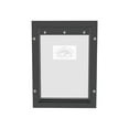 thumbnail image 3 of Hakuna Pets Black Deluxe Aluminum Medium Pet Door for Pets up to 42 lbs, 3 of 10