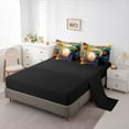 thumbnail image 5 of Homewish Female Men Adults Ball Gamer Baseball Bedding Comforter Set 7pcs,Abstract Vintage Graffiti Splash Queen Bedding Sets Super Cozy,Sport Theme Queen Sheet Sets,Super Cozy Room Decor, 5 of 8