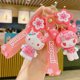thumbnail image 2 of LLavero de Anime Kawaii Sanrio Hello Kitty, dibujos animados Kuromi My Melody Cinnamoroll, bolso para teléfono móvil, colgante, joyería, regalos para niños, Juguetes, 2 of 4