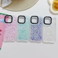thumbnail image 6 of Compatible with iPhone 14 Pro Luminous Case Glow in The Dark Noctiluncent Fluorescent Case for Women Girls Glitter Bling Sparkling Slim Soft Bumper Protective Shockproof Phone Cover,Green, 6 of 14