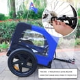 thumbnail image 2 of APETHS Bike Trailer, Foldable Dog Carriers Pet Stroller Bicycle Trailer, Bicycle Cargo Trailer for Small and Medium Dogs, Blue, 2 of 7