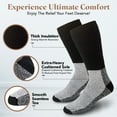 thumbnail image 2 of Thermal Socks Merino Wool Socks For Women and Men - 3 Pairs of Extra-Mens Warm Socks, Winter Socks, Hiking Socks, Boot Socks by Debra Weitzner, 2 of 3