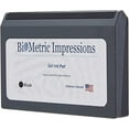 Biometric Impressions Black Ink Pad, Professional Latent Prints Inkpad