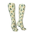 thumbnail image 3 of Honeii Seahorse Print Calf Socks Sports Socks Seamless Toe, Trouser Socks,Knee High Long Socks for Women and Men-One Size, 3 of 8