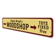 thumbnail image 4 of Woodshop Novelty Decor, Metal Wall Sign - 4x18 Inches, 4 of 4