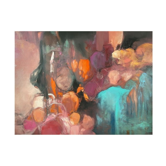 Canvas Wall Art - Julia Purinton 'A Piece Of My Heart' Wall Art for Living Room, Bedroom, or Office D?cor by Trademark Fine Art - 19 x 14 Inches