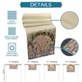 thumbnail image 6 of Table Runner - 48 Inch Long, Easter Gnomes Kitchen Dining Table Runner Dresser Scarves, Colorful Eggs Bunny Ears Flowers Leaves Branch Farmhouse Decor for Coffee Tables Wedding Party Banquet, 6 of 8