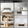 thumbnail image 2 of 4 Pcs Pieds de Meuble Ajustables, Pieds d'Armoire en Métal Stables, Pieds de Remplacement en Acier Inoxydable pour Canapé, Lit, Table, Chaise, Étagères Bricolage, 2 of 6