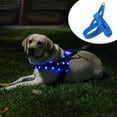 thumbnail image 3 of MASBRILL Light Up Dog Harness, Reflective Led Dog Harness Glow-in-The-Dark for Night Walking, USB Rechargeable Lighted Dog Safety Vest for Medium Dogs, Adjustable Soft Mesh No Pull Dog Harness, 3 of 10
