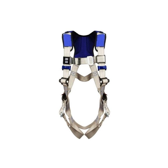 X100 Harness, L, 420 lb, Mating Chest/ Tongue Leg Straps, Back D-Ring