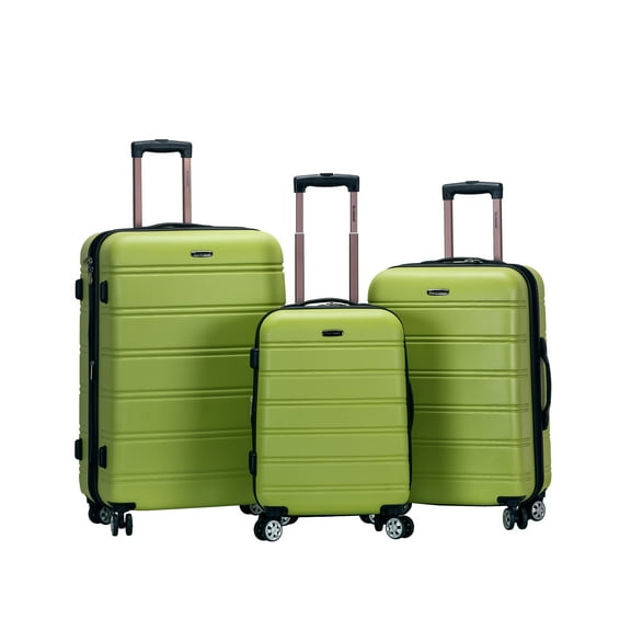 Rockland Luggage Melbourne 3 Piece Hardside Luggage Set