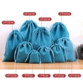 thumbnail image 3 of Bolsa de tela de franela, bolsa de brocado con cordón, bolsa de embalaje de joyas, bolsa de tela pequeña con fuente de alimentación para teléfono móvil, 3 of 5
