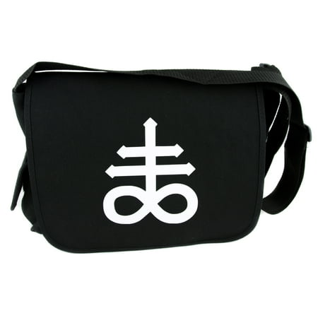 Dysfunctional Doll Leviathan Cross Crux Sat Messenger Bag Leviathan Cross Crux Sat Messenger Bag Crossbody Handbag Black Sulphur