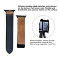thumbnail image 6 of Kebiory Magnetic Watch Band Compatible with Apple Watch Band 38mm 40mm 41mm Men/Women,Leather with Magnetic Replacement Strap Compatible with Apple Watch Series 9/8/7/6/5/4/3/2/1/SE(Dark Brown), 6 of 8