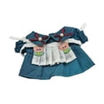 thumbnail image 3 of Traje de mucama de peluche con delantal, accesorios de fotografía de moda, educativo, hazlo tú mismo, vístete para una muñeca de 5,91'' Verde, 3 of 7