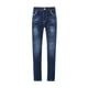 thumbnail image 2 of Pantalones largos para hombre, casuales, de mezclilla, de algodón, rectos, rotos, con agujeros, pantalones largos, pantalones para hombre, 2 of 9