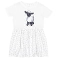 thumbnail image 3 of Inktastic Cute Little Lamb Girls Toddler Dress, 3 of 5