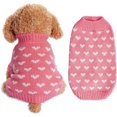 thumbnail image 1 of Jersey para Mascotas Jersey en Forma de Corazón para Perros Ropa para Mascotas Tejida a Punto, 1 of 7