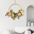 thumbnail image 4 of Guirnalda artificiales para puerta, guirnalda de de madera, guirnalda colgante de primavera, para fiesta, decoración de Rosado perfecl Guirnalda de puerta, 4 of 8