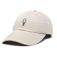 thumbnail image 4 of DALIX Double Scoop Ice Cream Hat Womens Embroidered Baseball Cap in Beige, 4 of 5