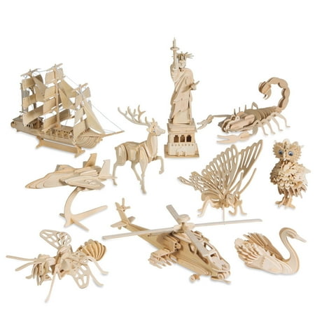 UPC: 0840614134223 | Unfinished Punch and Slot Wood Assortment (Pack of 30)