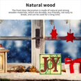 thumbnail image 4 of Casa De Navidad Tablón De Madera Letreros Decorativos Carta Ecológica Decoración De Arte De Pared Fácil De Instalar Decoración De Pared Colgante De Alta Durable Speravity HA027847-02, 4 of 7