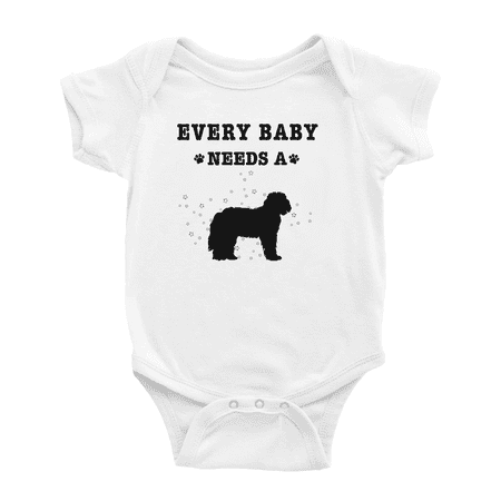 

Every Baby Needs A Bernedoodle Dog Funny Baby Bodysuit For Boy Girl 0-3 Months