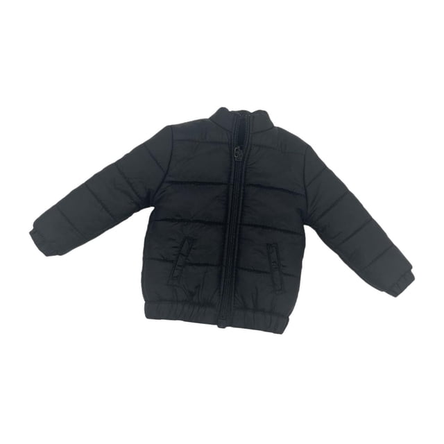 Ropa de muñeca Bewildely chaqueta de plumón para muñeca de 12 pulgadas Negro